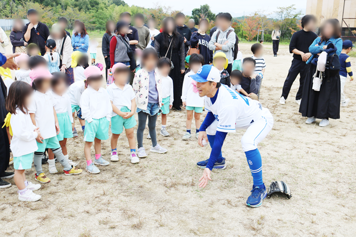 10月25日（土）に「ALL4KIDS親子で楽しむ山本昌広さん野球教室」を開催しました！