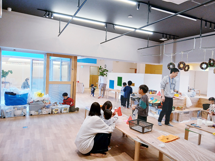 NPO法人KAWARUによる「手ぶらで無料保育」を開催しました