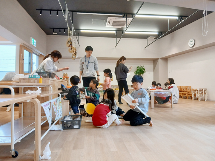 NPO法人KAWARUによる「手ぶらで無料保育」を開催しました