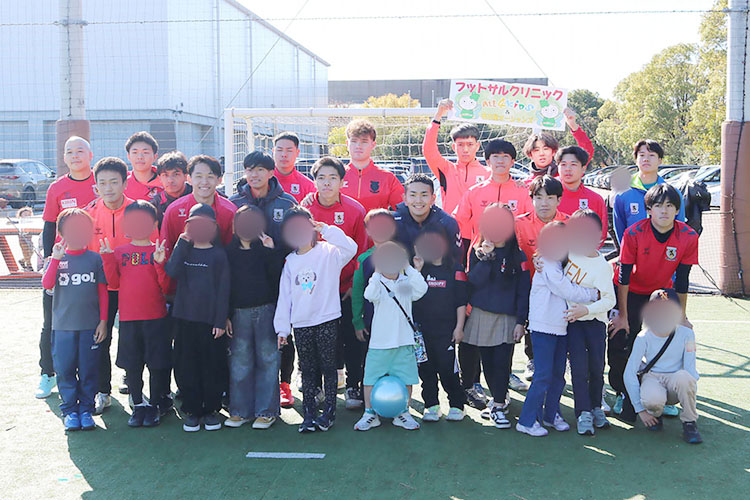 名古屋オーシャンズさんと「フットサルクリニック」を開催しました！