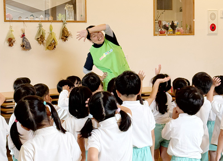 キッズ体操の様子